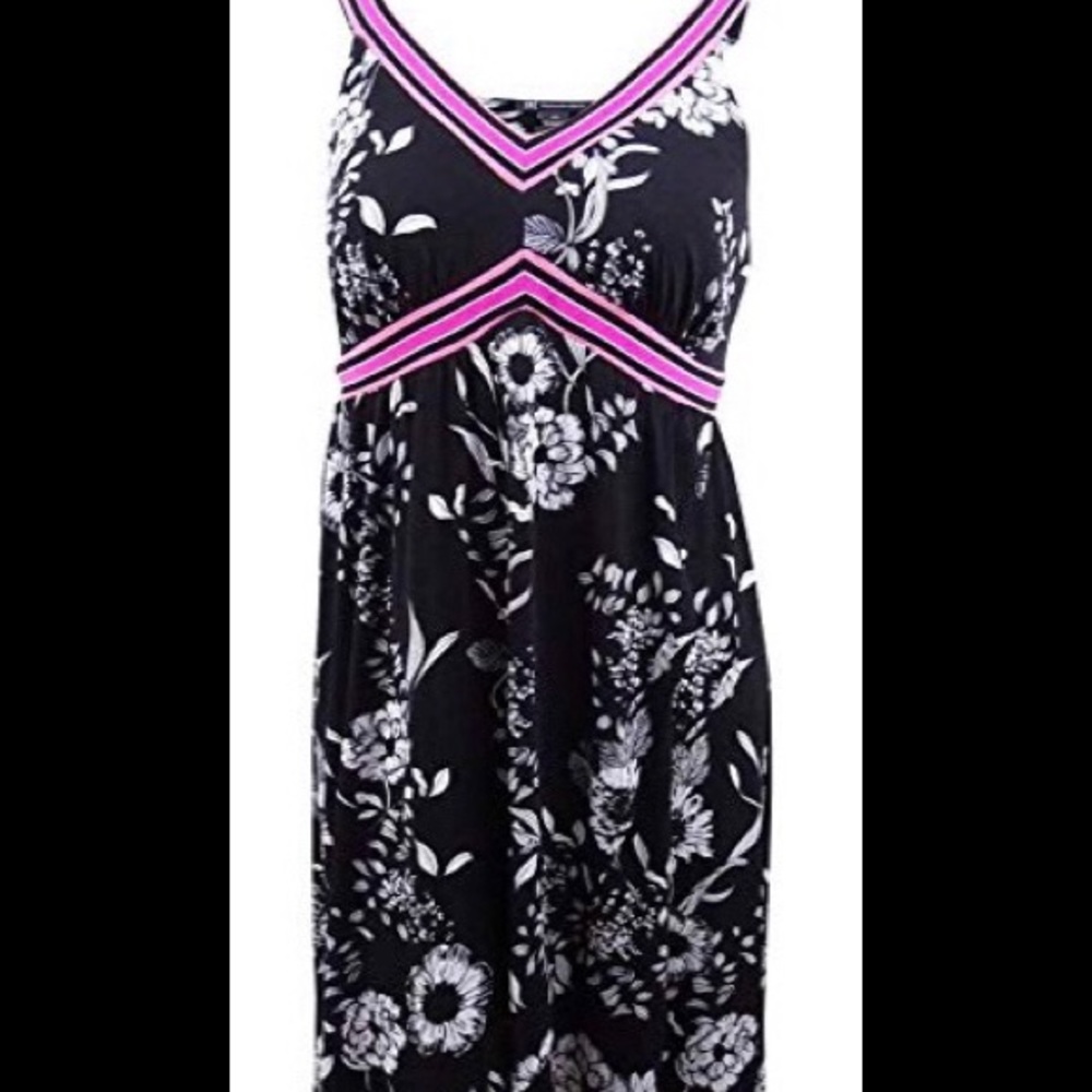 Printed maxi dress